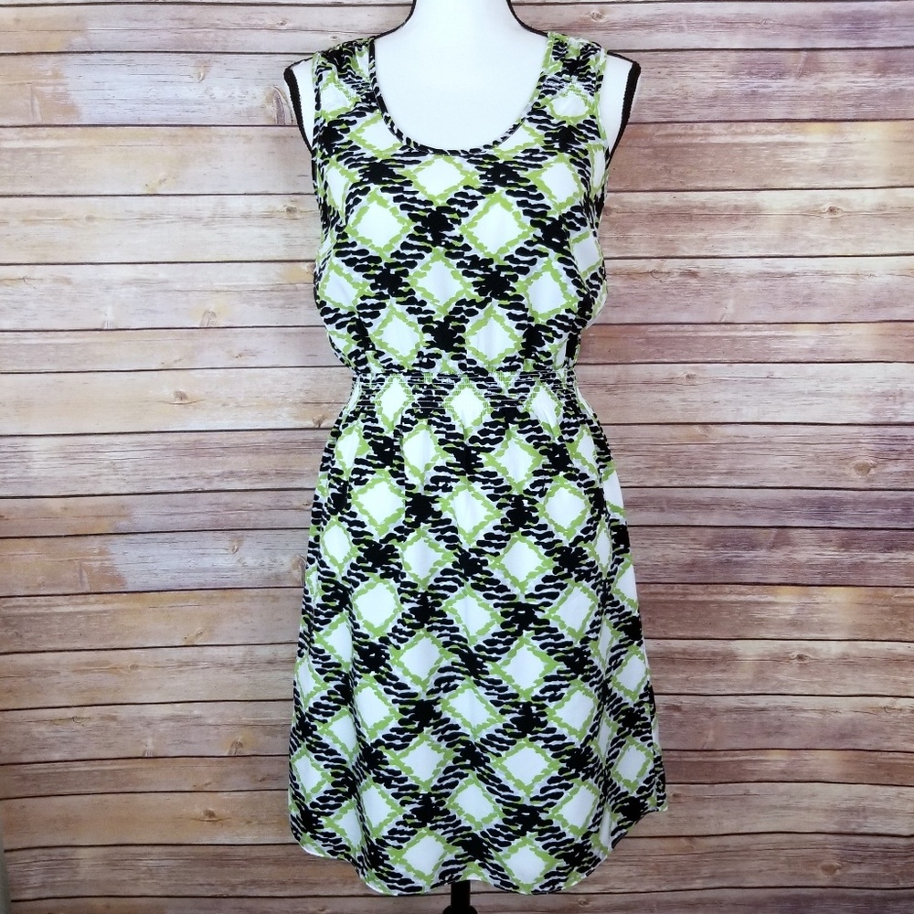 Banana Republic Print Sheath Dress Size 2